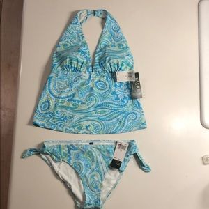 Ralph Lauren Tankini 2 piece Swim Suit